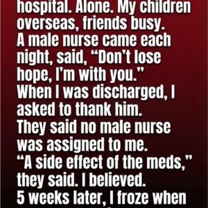 A Quiet Hospital Stay That Sparked an Unexpected Hope