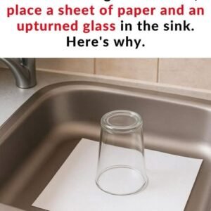 Vacation Sink Safety Trick
