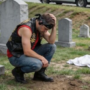 Biker’s Secret Graveside Visits