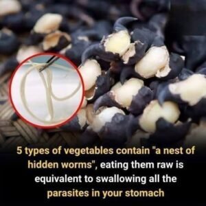 5 vegetables you should never eat raw — they may hide worm nests that turn into parasites in your stomach