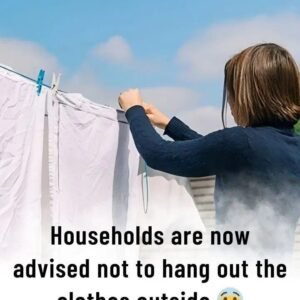 Why is it not recommended to hang out the clothes outside?
