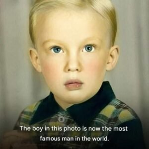 The Little Boy In This Photo Is Now The Most Famous Man On Earth