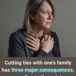 According to therapists, cutting ties with family can lead to emotional grief and unresolved feelings, increased loneliness or isolation, and long-term identity struggles. Even when distance is necessary for well-being, the loss of family connection can deeply affect mental health and personal belonging.