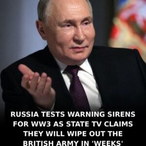 “Russia conducts a nationwide warning siren test amid rising tensions”