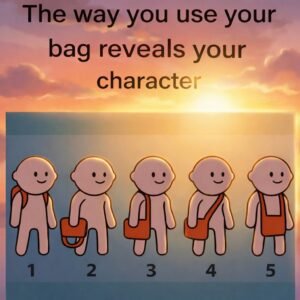The way you use your bag gives clues about your character.