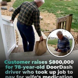 Customer Raises 0,000 for 78-Year-Old DoorDash Driver Who Took the Job to Pay for His Wife’s Medication