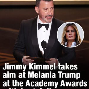 Jimmy Kimmel makes brutal dig at Melania Trump at the Oscars