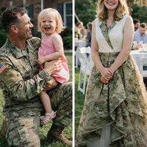 Dad’s Uniform Prom Dress…