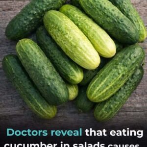 Doctors reveal that eating cucumber in salads causes…