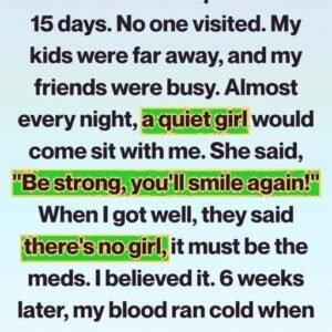 A Girl Appeared Beside My Hospital Bed — Then She Said My Name