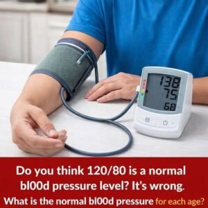 Everyone has made this mistake. What is the normal bl00d pressure for each age?
