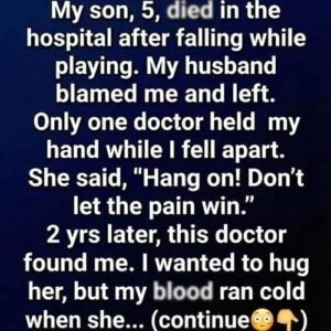 The doctor who held my hand! A story of loss, healing, and hope!