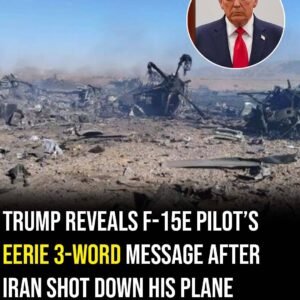Pilot’s 3-word message after Iran shot down F-15E revealed
