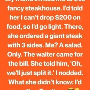 I Told My Friend I Couldn’t Afford an Expensive Dinner and Planned to Keep It Simple, But When She Ignored My Budget, Ordered Lavishly, and Suggested Splitting the Bill Anyway, I Quietly Made a Decision That Turned the Situation Into an Unexpected Lesson About Respect, Boundaries, and Self-Worth