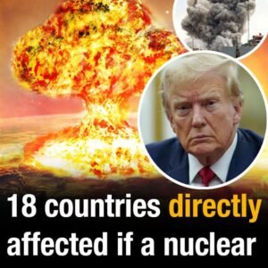 18 countries directly affected if a nuclear strike hits Iran