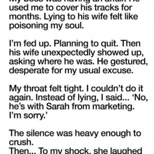 I Covered for My Boss’s Affair for Months Until I Finally Told the Truth