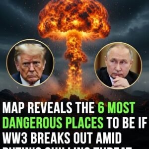 Map reveals the 6 most dangerous places to be if WW3 breaks out