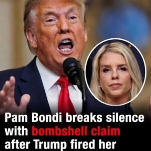 Pam Bondi Breaks Silence With Explosive Claims After Sudden Dismissa
