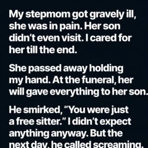 Her Son Mocked Me At His Mother’s Funeral For Getting Nothing In The Will—But The Next Morning, Karma Hit Him Harder