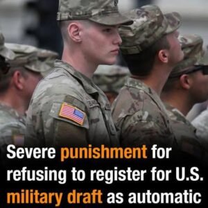 Harsh penalties for failing to register for the U.S. military draft as automatic registration is set to begin in 2026