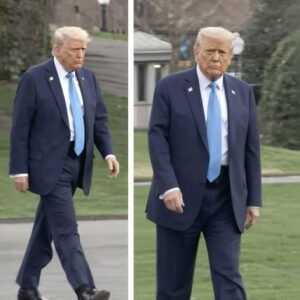 A Resurfaced Photo of Donald Trump Walking Toward Marine One Sparks Fresh Debate