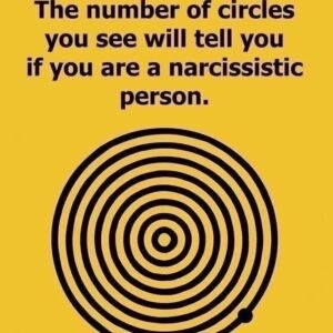 Are you a narcissist? A simple visual test could reveal hidden aspects of your personality. The number of circles you perceive in this image may provide surprising insights into your behavior, self-perception, and possible narcissistic tendencies, helping you better understand traits you might not have noticed before.