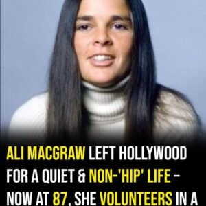 Actor Ali MacGraw sacrificed