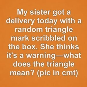 The Mystery Triangle Marked on a Package: Why Delivery Drivers Use Strange Symbols