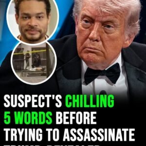 Suspect’s chilling 5 words before trying to assassinate Trump, revealed