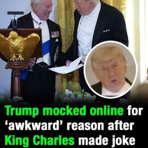 Trump mocked online for ‘awkward’ reason after King Charles makes joke aimed at the president