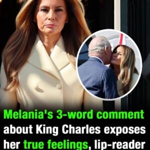 Melania’s 3-word comment about King Charles exposes her true feelings, lip-reader reveals