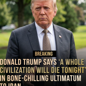 Donald Trump’s Ominous Warning That ‘A Whole Civilization Could Die Tonight’ Sparks Global Panic, Escalating Fears of War With Iran, Intensifying Strait of Hormuz Tensions, Dividing Analysts Over Whether the Statement Signals Imminent Military Action, Strategic Pressure, or Political Theater, While Raising Alarming Questions About Stability, Security, and the Future of International Relations Globally Today