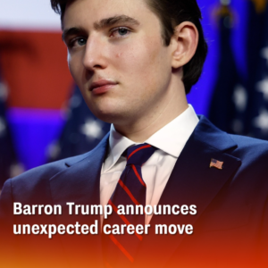 Barron Trump announces unexpected career move