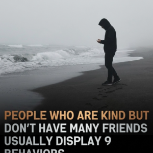 9 Quiet Behaviors That Show Why Kind People Often Have Few Friends: A Thoughtful Look at How Empathy, Strong Boundaries, Selective Trust, and Emotional Depth Can Lead to Smaller Social Circles, Revealing That Genuine Kindness Is Often Paired With Self-Protection, Meaningful Connections, and a Preference for Quality Over Quantity in Relationships