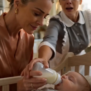 THE BILLIONAIRE WIFE SLAPPED THE MAID FOR THROWING AWAY THE BABY’S MILK… THEN SHE WATCHED THE SECURITY VIDEO