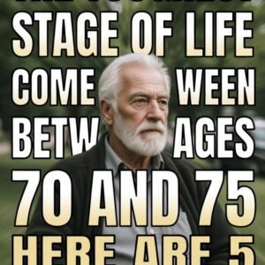 Between the ages of 70 and 75: 5 aspects that can make this stage more challenging.