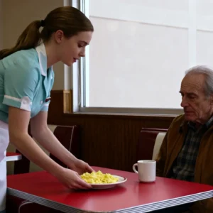 A waitress secretly fed