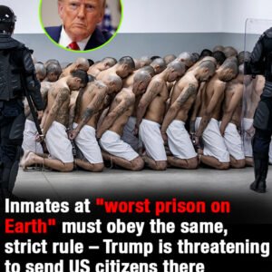 Inmates at “worst prison on Earth” must obey the same, strict rule – Trump is threatening to send US citizens there
