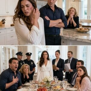 My husband repeatedly sla:pped me in the face over a trivial matter. The next morning, he saw a lavish feast and said, “It’s good that you’ve finally come to your senses!” But he panicked and nearly fainted from shock after seeing the guests seated at the table…