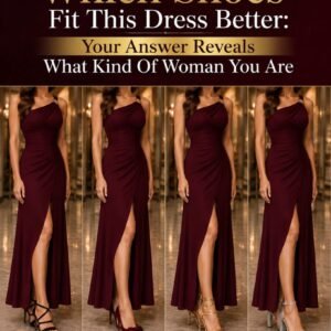 Which Shoes Fit This Dress Better? Your Answer Reveals What Kind Of Woman You Are