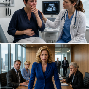 AT 45 I GOT PREGNANT FOR THE FIRST TIME. AT MY ULTRASOUND, THE DOCTOR WENT PALE. SHE PULLED ME ASIDE AND SAID: ‘YOU NEED TO LEAVE NOW. GET A DIVORCE!’