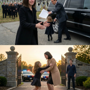 At my parents’ funeral, my husband coldly placed divorce papers in my hand and said, “Sign them. You have no one left to protect you now.” Then he took my daughter and disappeared with a wealthy woman.