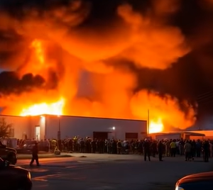 A few hours ago a big fire broke out in M… See more