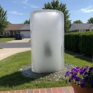 A Giant Block of Ice Appeared on My Lawn Overnight—What Happened After It Melted Left Me Speechless