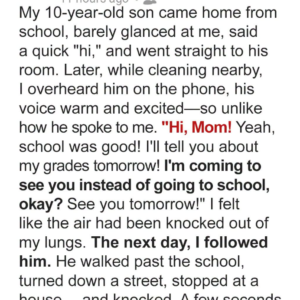 I Overheard My Son Saying on the Phone, ‘Hi, Mom! I’ll Visit You Tomorrow Instead of Going to School!’ — I Decided to Follow Him